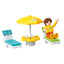 COGO 715PCS Summer Happy Water Amusement Park Building Block Toy