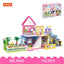 COGO 1422PCS Six-In-One Girl Play House Building Block Toy