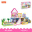 COGO 1422PCS Six-In-One Girl Play House Building Block Toy