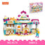 COGO 348PCS Happy City Girls Happy Baking Shop Building Block Toy