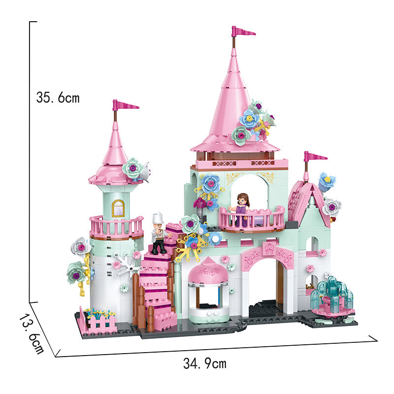 COGO 740PCS Girl Dream Castle Building Block Toy