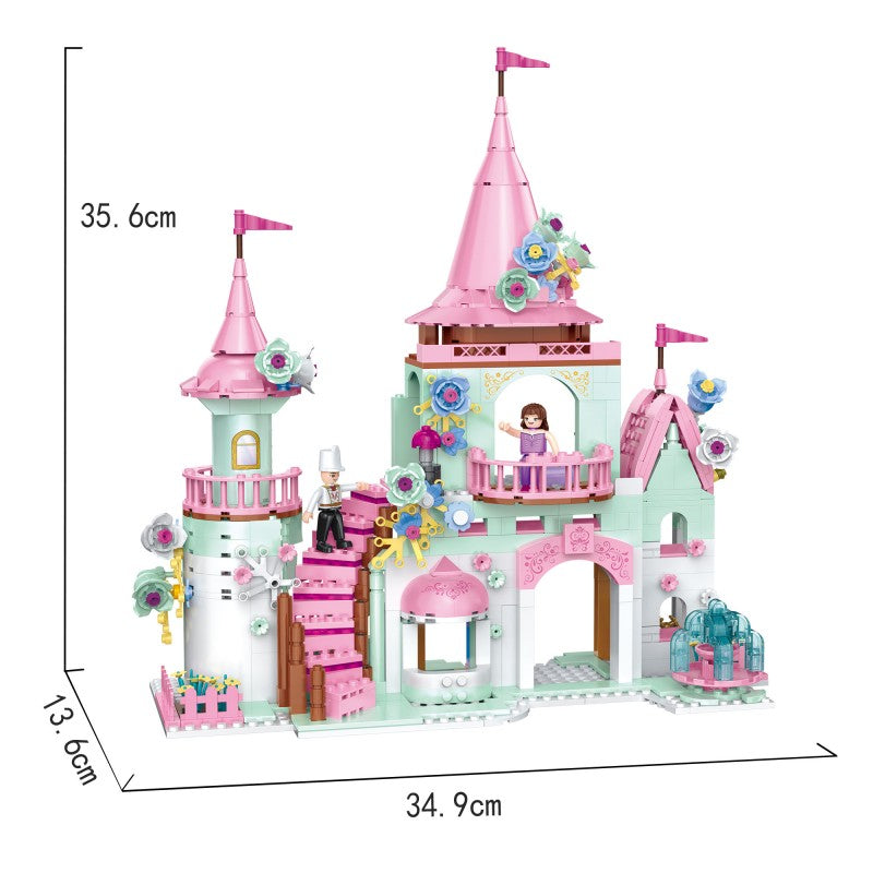 COGO 740PCS Girl Dream Castle Building Block Toy