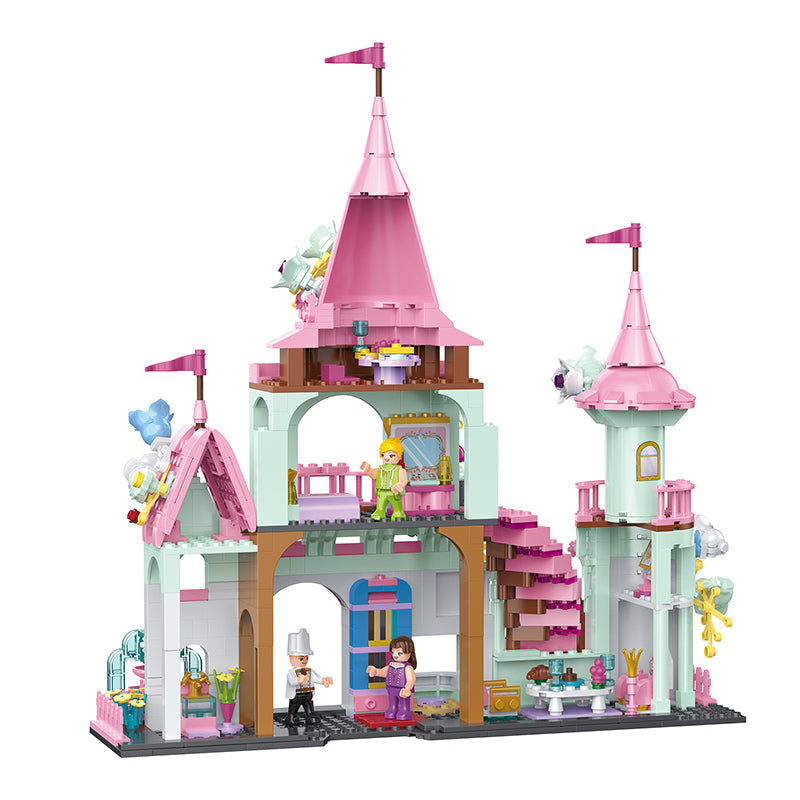 COGO 740PCS Girl Dream Castle Building Block Toy