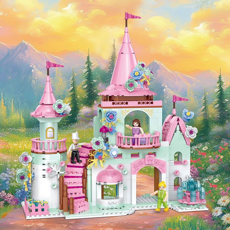 COGO 740PCS Girl Dream Castle Building Block Toy