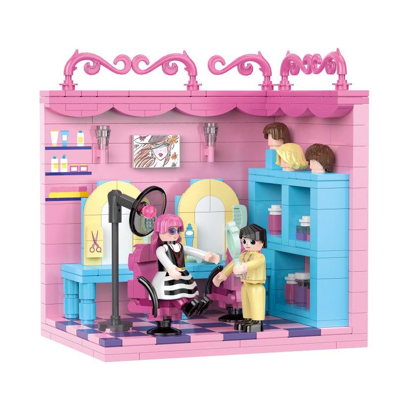 摩登女孩系列小颗粒积木-时尚沙龙/332PCS