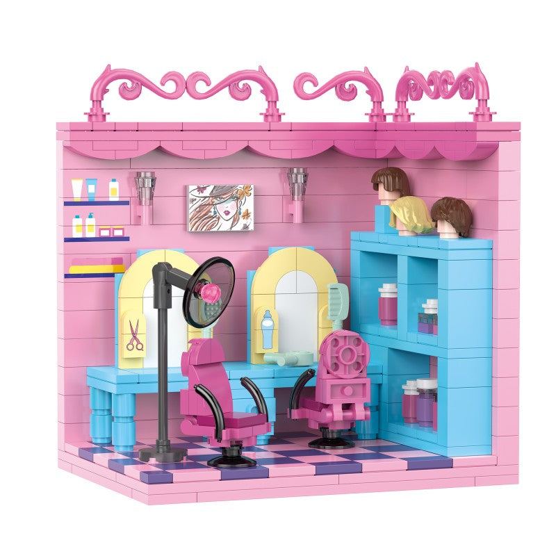 摩登女孩系列小颗粒积木-时尚沙龙/332PCS