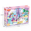 COGO 370PCS Girls Vacation Surf Building Block Toy