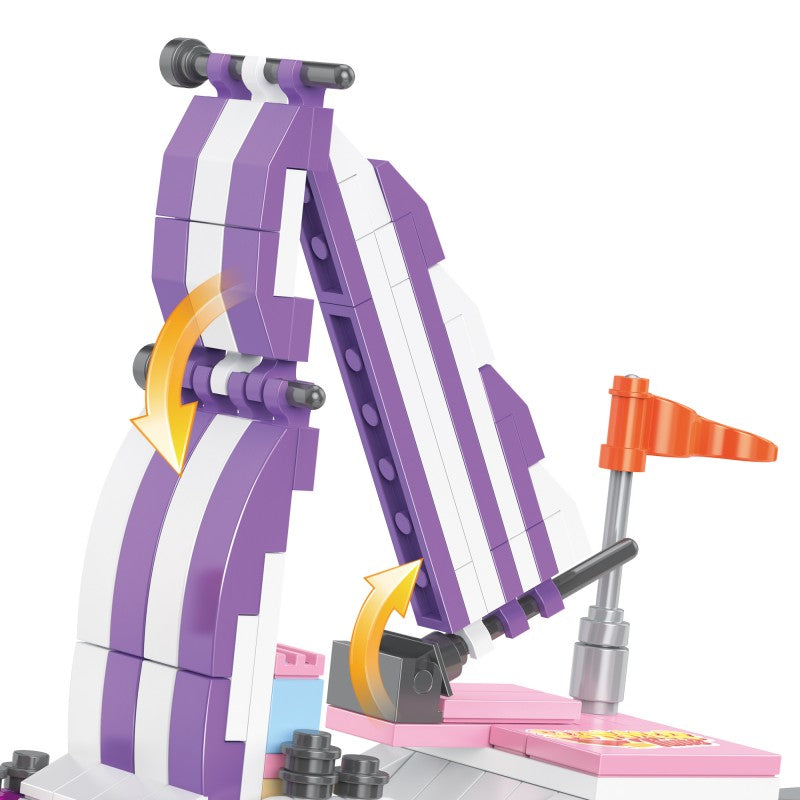 COGO 373PCS Girls Vacation Surf Building Block Toy