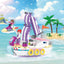 COGO 370PCS Girls Vacation Surf Building Block Toy