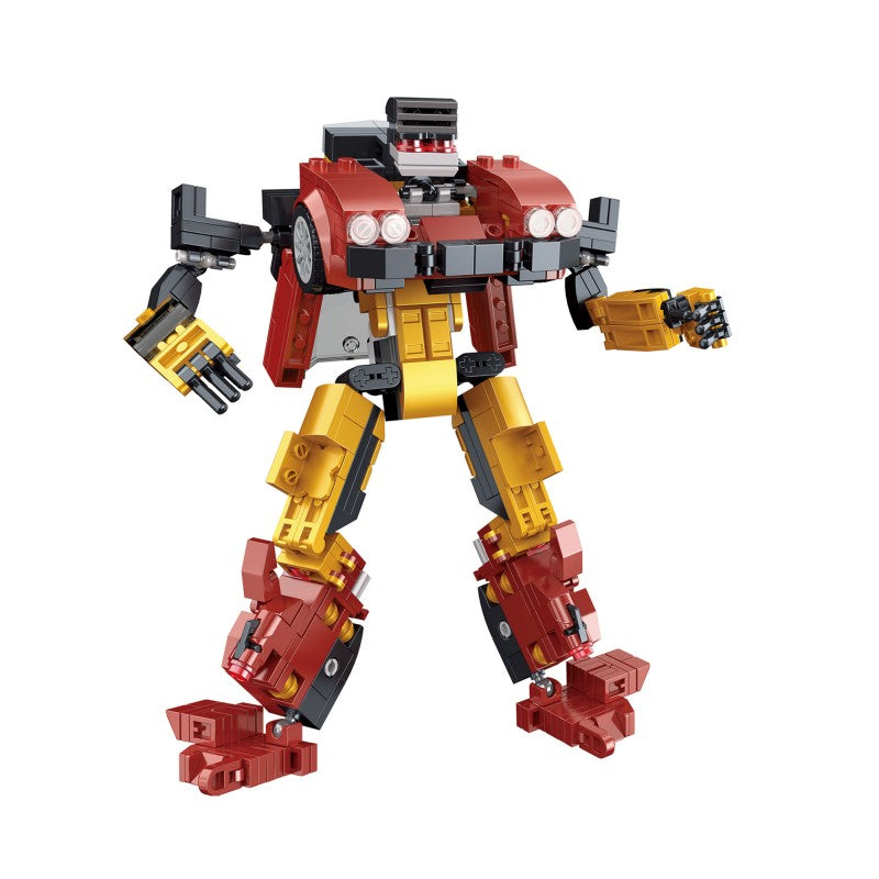 COGO 407PCS Transformation Series Transform Mech Sports Car Building Blocks Toys