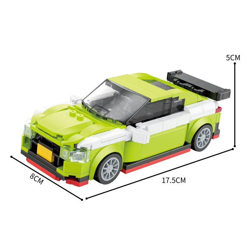 COGO 384PCS Transformation Series Transform Mech Sports Car Building Blocks Toys