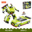 COGO 383PCS Transformation Series Transform Mech Sports Car Building Blocks Toys