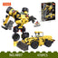 COGO 448PCS Transformation Series Transform Mech Bulldozer Building Blocks Toys