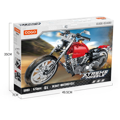 COGO 573PCS 科技汽车摩托车积木玩具