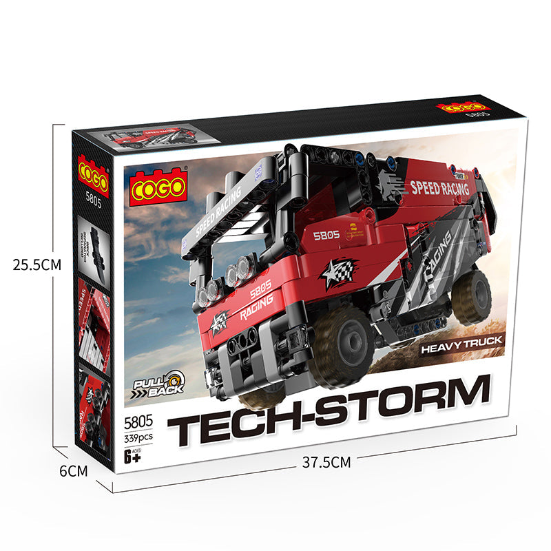 COGO 339PCS Technology Vehicle Heavy Duty Truck Building Block Toy