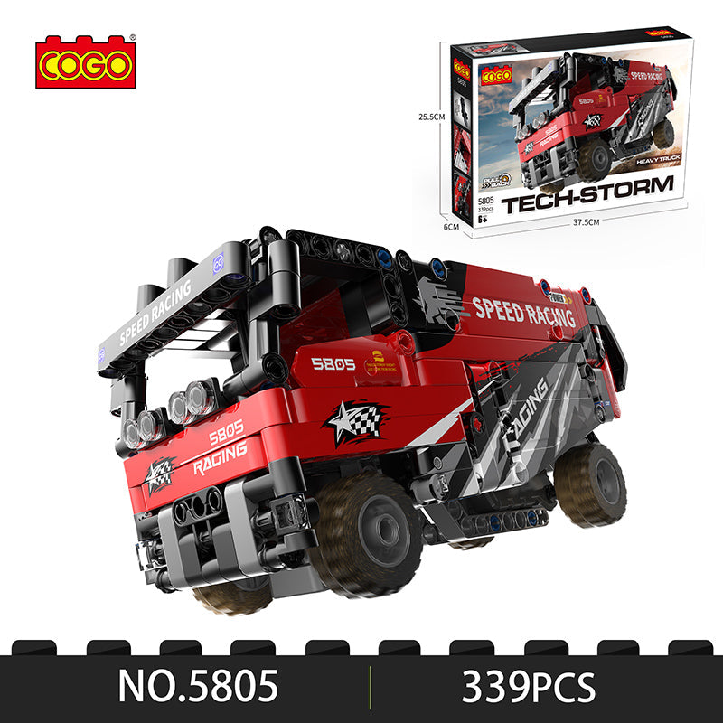 COGO 339PCS Technology Vehicle Heavy Duty Truck Building Block Toy