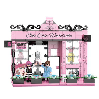 COGO 475PCS Merry Days Series Girls Building Blocks Toys