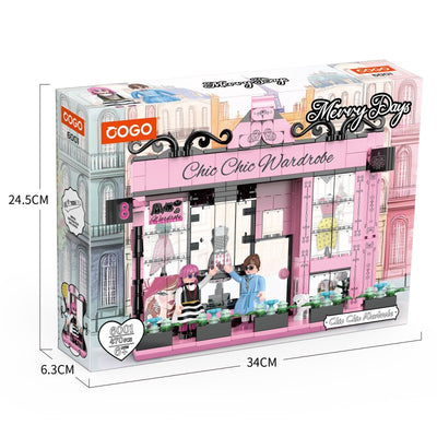 COGO 475PCS Merry Days Series Girls Building Blocks Toys