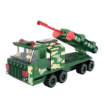 COGO 174PCS Military Missile Vehicle Building Block Toys