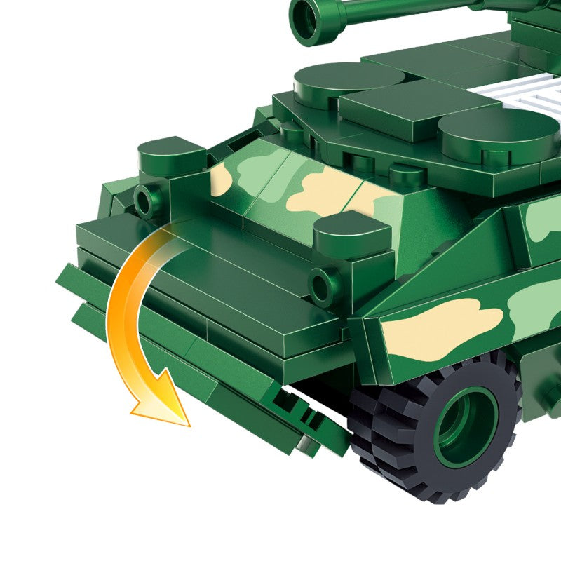 COGO 185PCS Military Armored Vehicle Building Block Toys