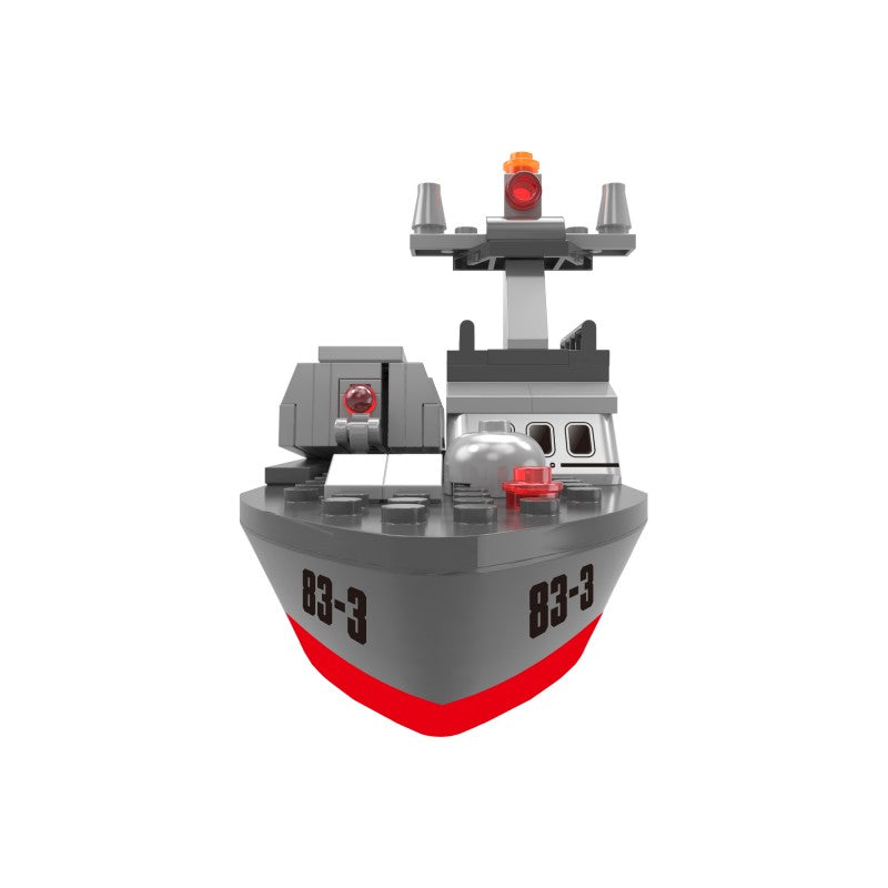 COGO 167PCS Military Ship Building Block Toys