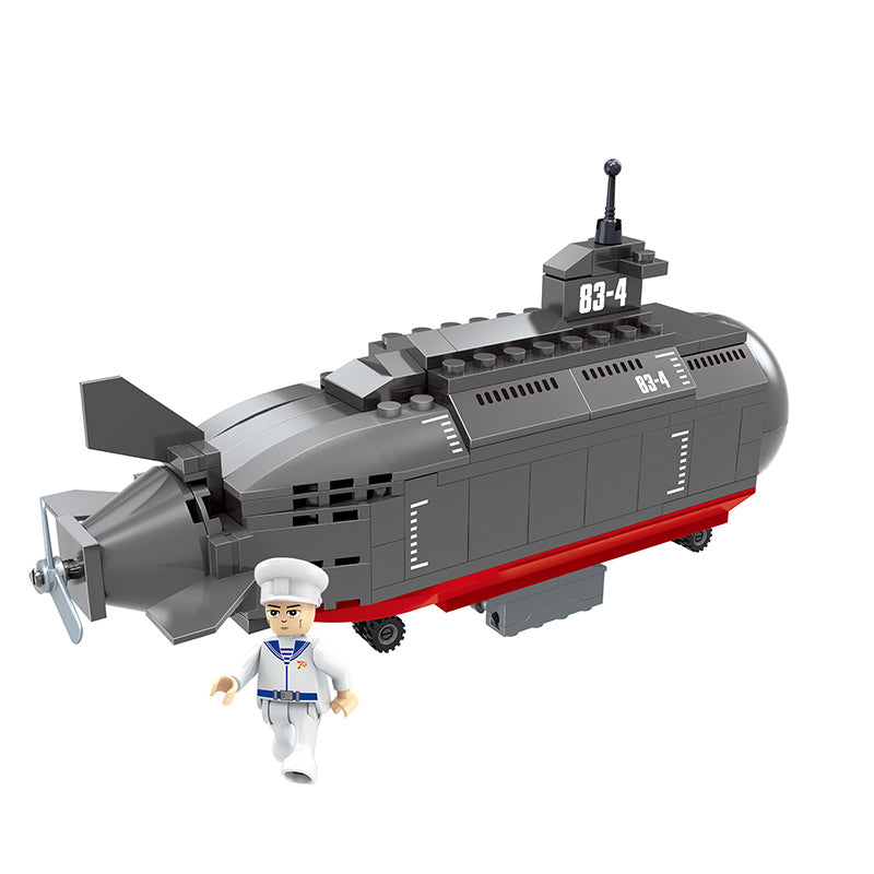 COGO 160PCS Military Submarine Building Block Toys