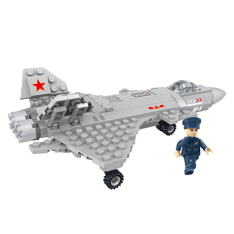 COGO 184PCS Military Fighter Building Block Toy