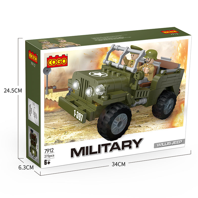 COGO 272PCS Military Vehicle Series Building Block Toys