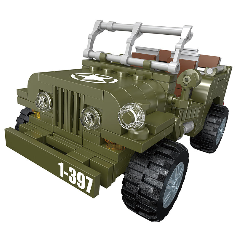 COGO 272PCS Military Vehicle Series Building Block Toys