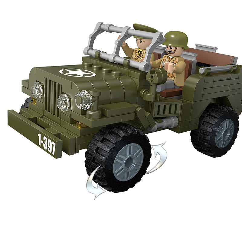 COGO 272PCS Military Vehicle Series Building Block Toys