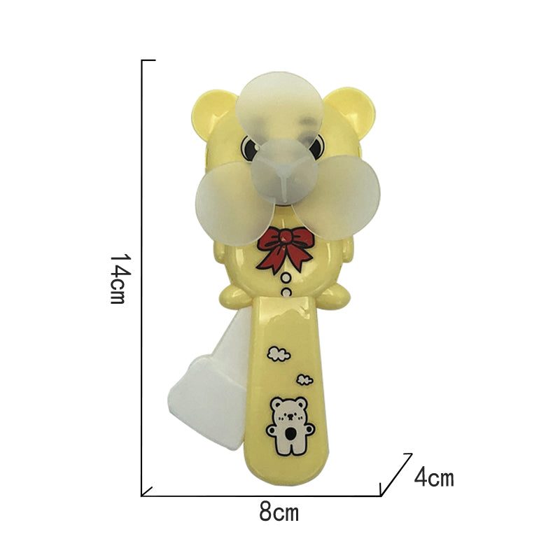 Hand Pressed Bear Fan