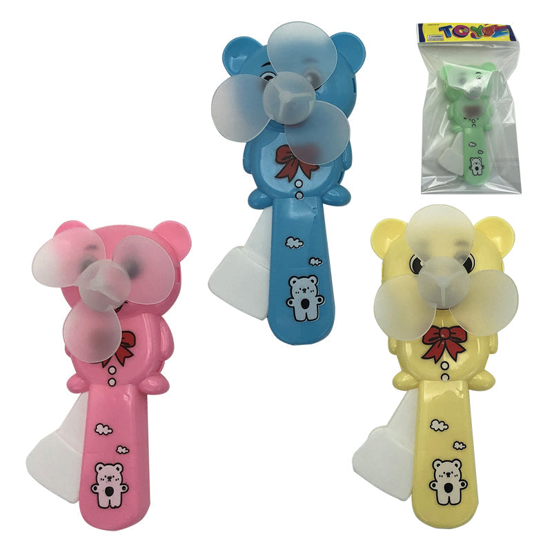 Hand Pressed Bear Fan