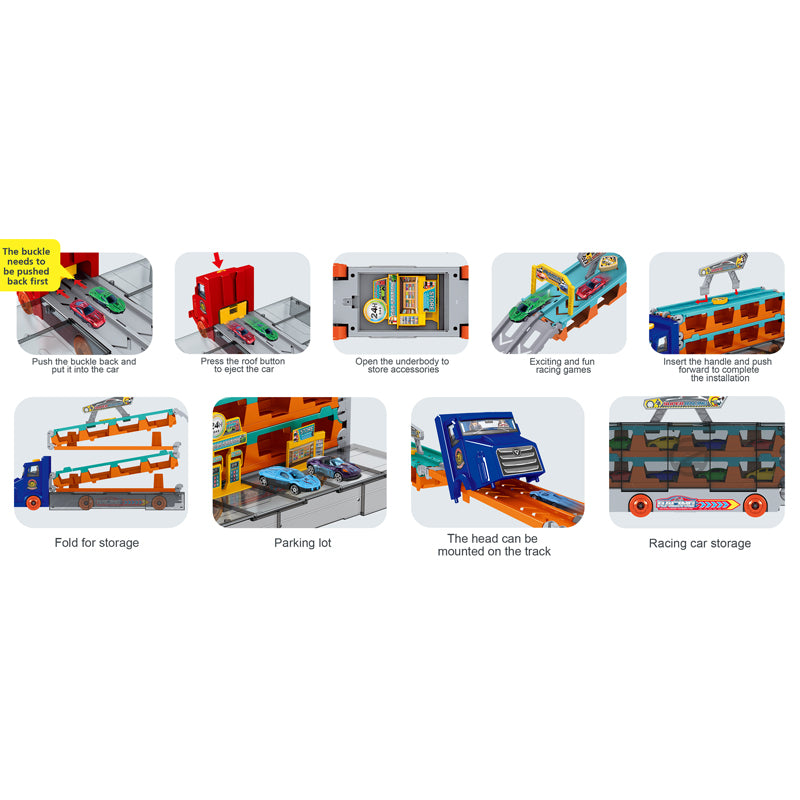 Shoot Off Foldable Track Truck