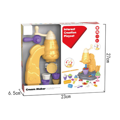 Colored Clay Ice Cream Set