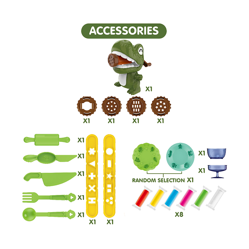 DIY恐龙彩泥套装