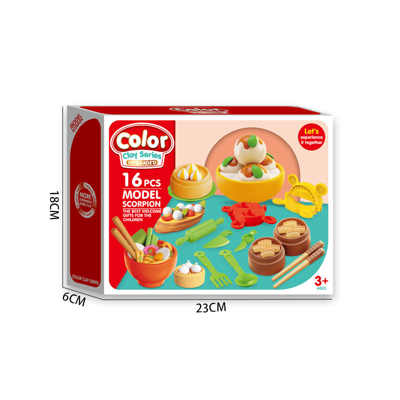 DIY早餐彩泥套装