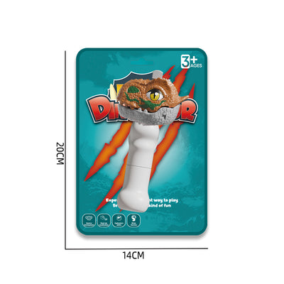 大号旋转恐龙骨头/眼睛嘴巴可按动,骨头可以旋转,二色混装