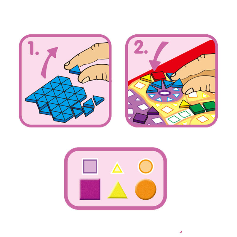 马赛克数字粘贴创意-动物系列