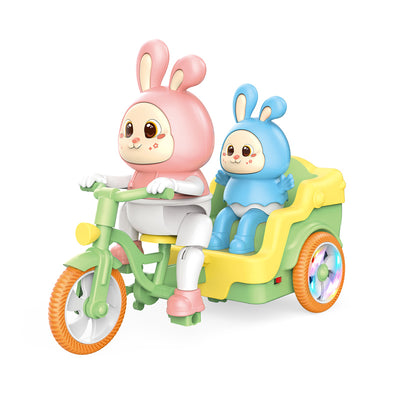 B/O Rabbit Tricycle With Light And Music 2-C Ass'D