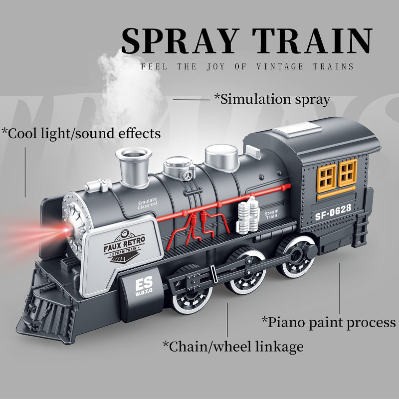 B/O Bump And Go Steam Train With Light And Sound 2-C Ass'D