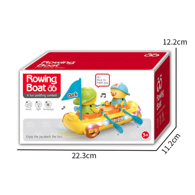 B/O Bump And Go Rowing Boat With Light And Music 2-C Ass'D