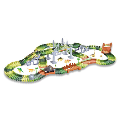 电动轨道车/216PCS,带灯光,1*AA无包电