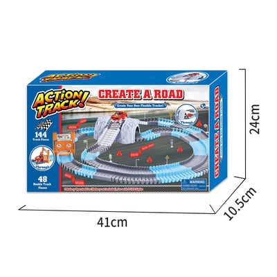 B/O Railway Car With Light(192Pieces)
