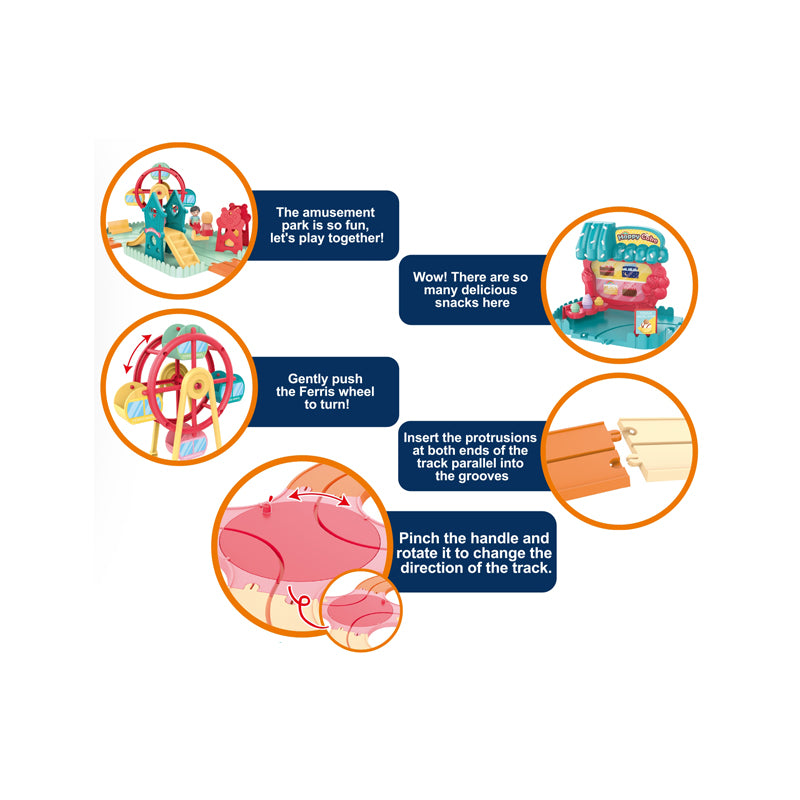 电动轨道车/带灯光,音乐,3*AAA无包电