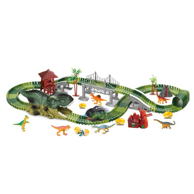 B/O Railway Dinosaur Car With Light(189Pieces)
