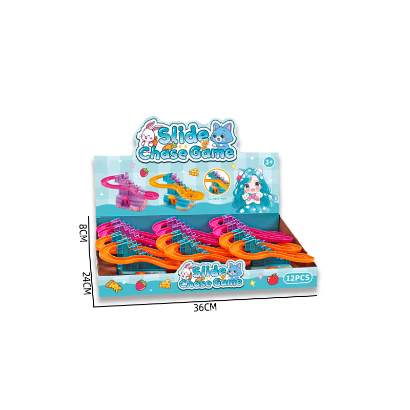 电动滑梯萌猫追老鼠/四色混装