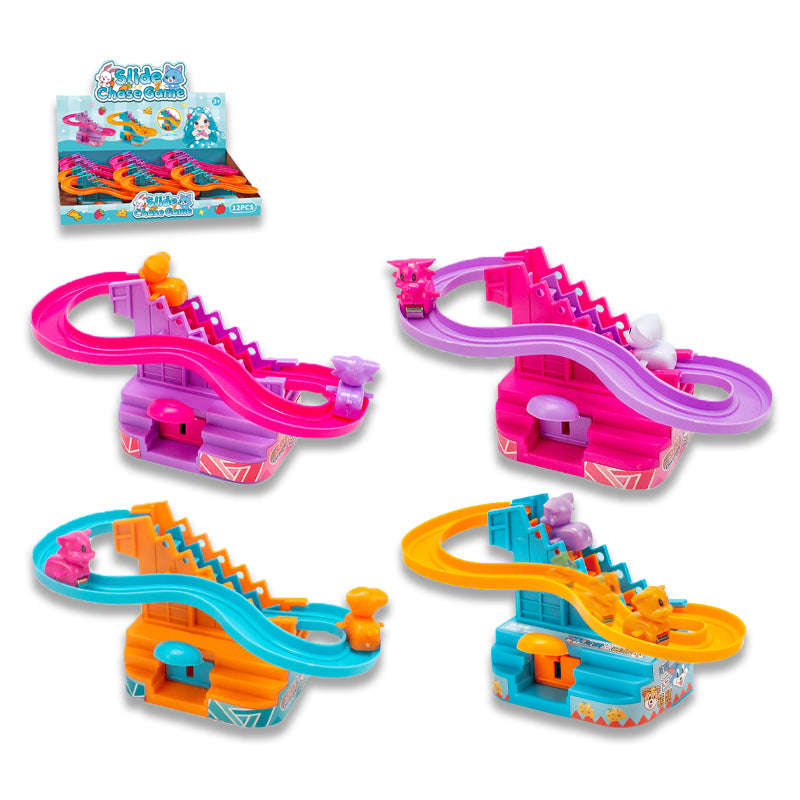 电动滑梯萌猫追老鼠/四色混装