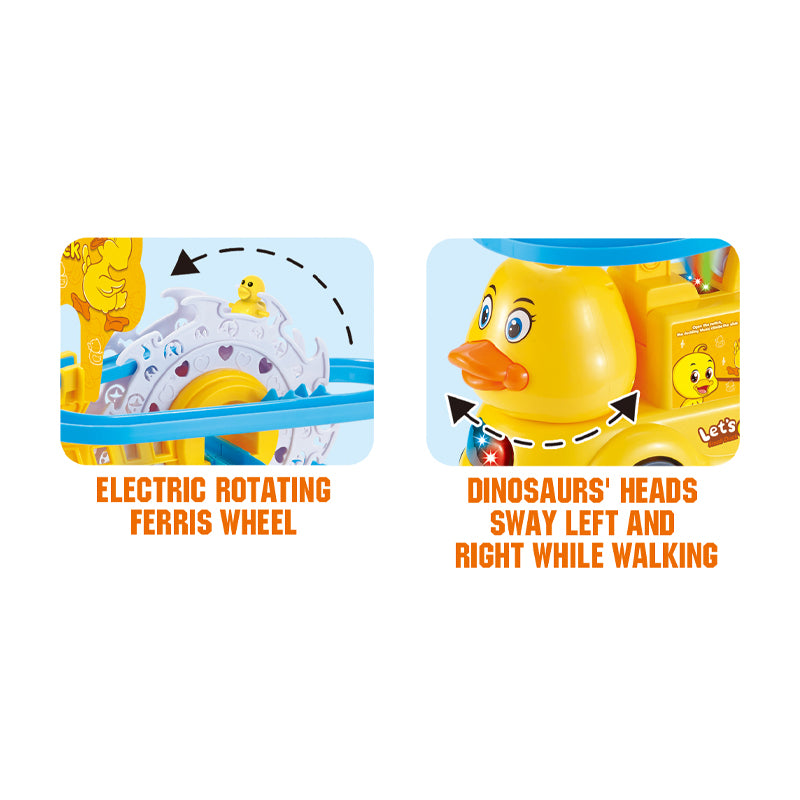 电动万向摩天轮轨道鸭/配9只小鸭