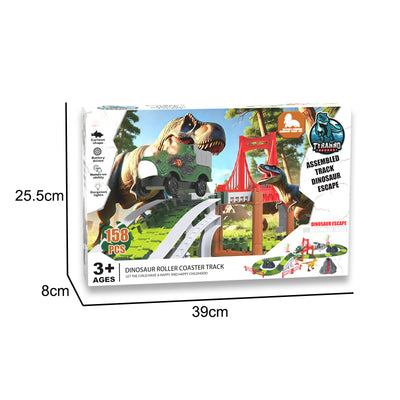 B/O Railway Car With Light(158 Pieces)