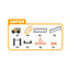 B/O Railway Car(28 Pieces)